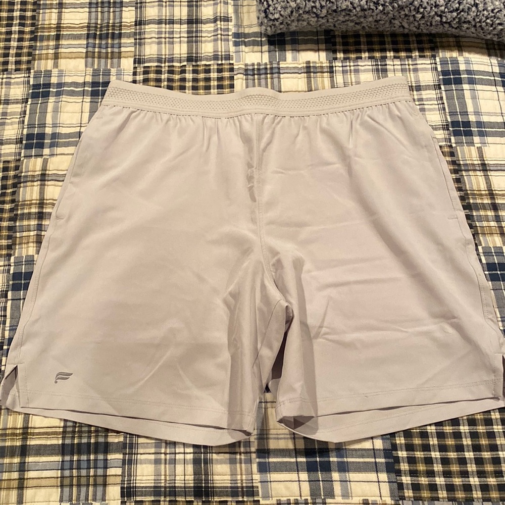 Mens Fabletics Training Shorts with Compression Liner
